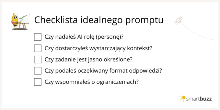 Lista zadań - idealny prompt AI