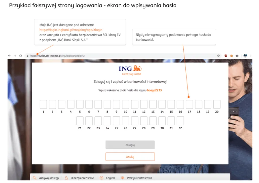 Atakami typu phishing Phishing